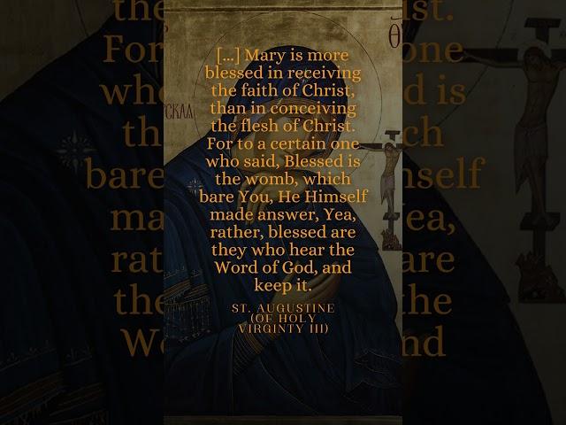 Saint Augustine - Of holy virginty III #churchfathers #theology #quotes
