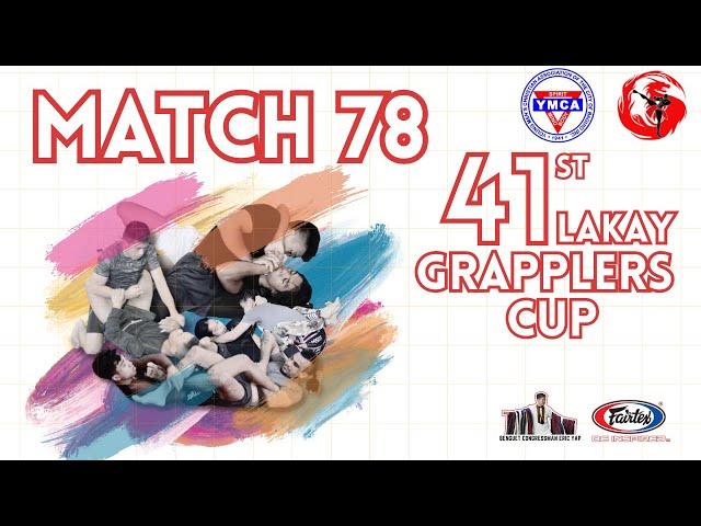 41st Lakay Grappler's Cup | Match 78: Denzel Alipio vs Jared Tabao