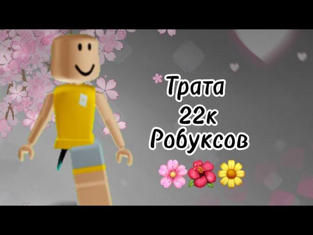 Трата 22k РОБУКСОВ 🩷