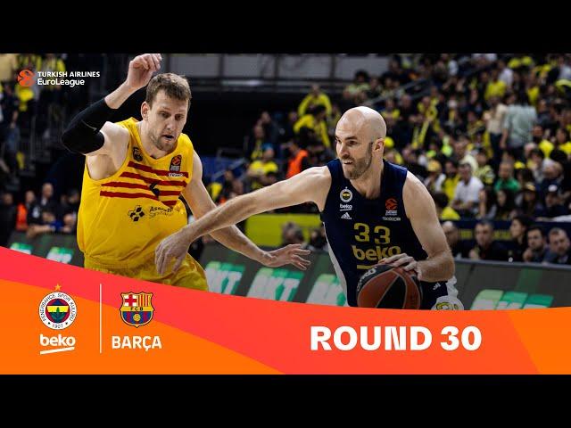 Fenerbahce Beko Istanbul-FC Barcelona | Round 30 Highlights | 2023-24 Turkish Airlines EuroLeague