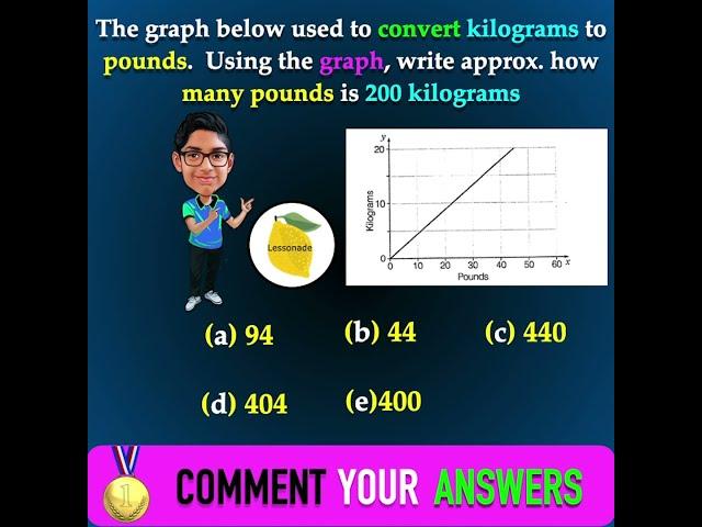 11 plus Maths Challenge | Day 32 | If you think you are good at maths | #shorts #Lessonade