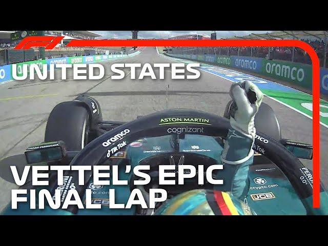 Sebastian Vettel's Epic Last Lap in Austin | 2022 United States Grand Prix