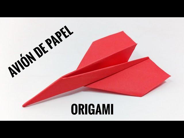 CÓMO hacer un AVIÓN de papel jet - aviones de papel / avión 002