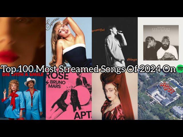 Top 100 Most Streamed 2024 Songs On Spotify