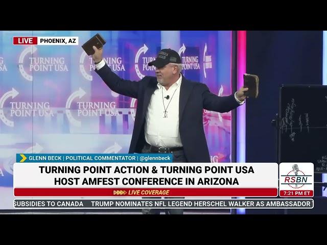 FULL SPEECH: Glenn Beck Speaks at TPUSA's America Fest Conference: Day Three - 12/21/24