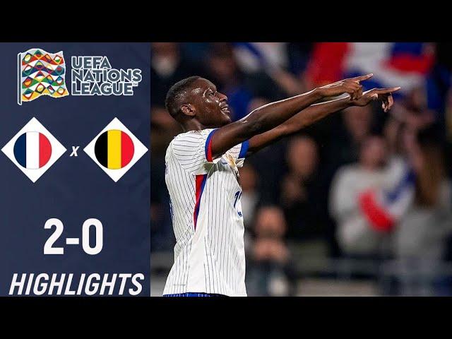 France-Belgique 2-0 Résumé | Ligue des Nations de l'UEFA 2024