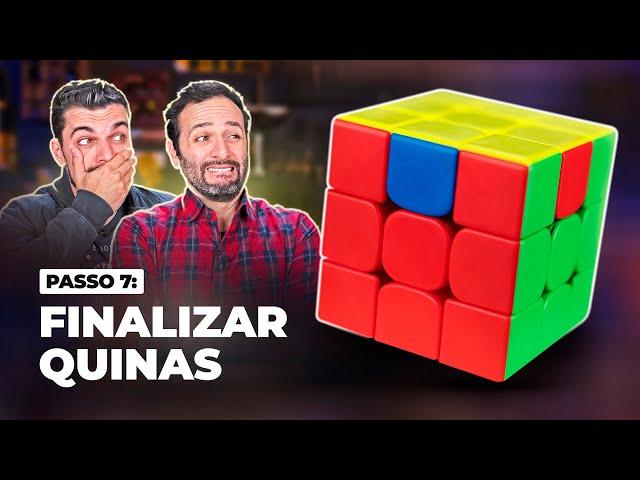 COMO montar um CUBO MÁGICO - Passo 7: Arrumar quinas