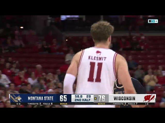 Highlights vs Montana State || Wisconsin Basketball || November 7, 2024