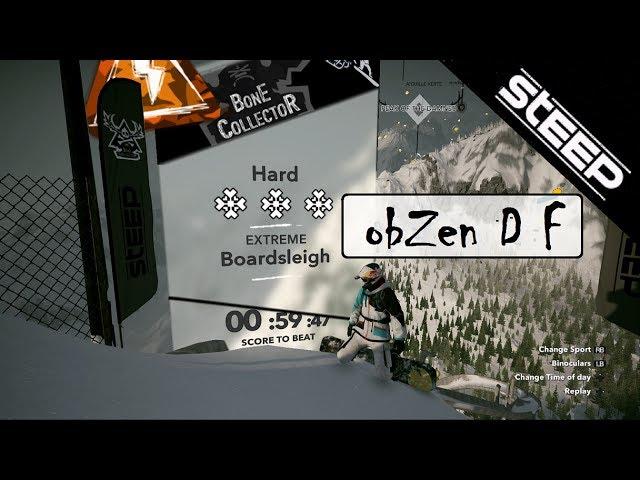 STEEP ► Boardsleigh World Record (59:47) by obZen D F