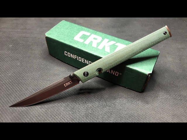 CRKT CEO in Green Micarta Stonewash D2 BHQ Exclusive / unboxing / quick review / comparison