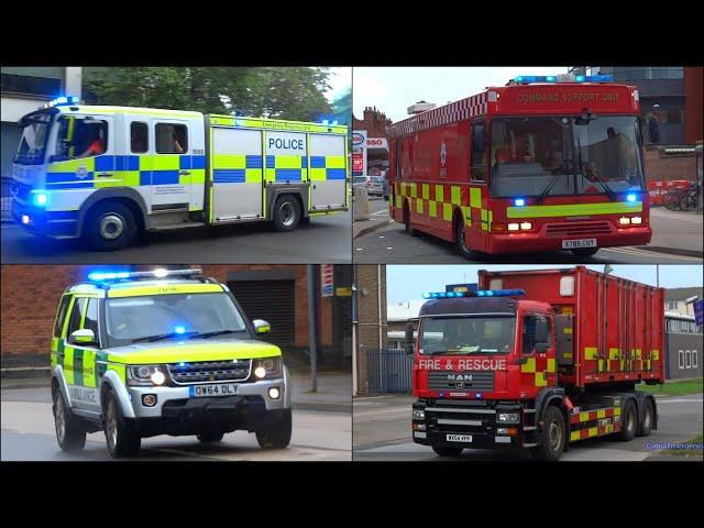 Fire Trucks, Police Cars and Ambulances Responding - BEST OF 2015 -