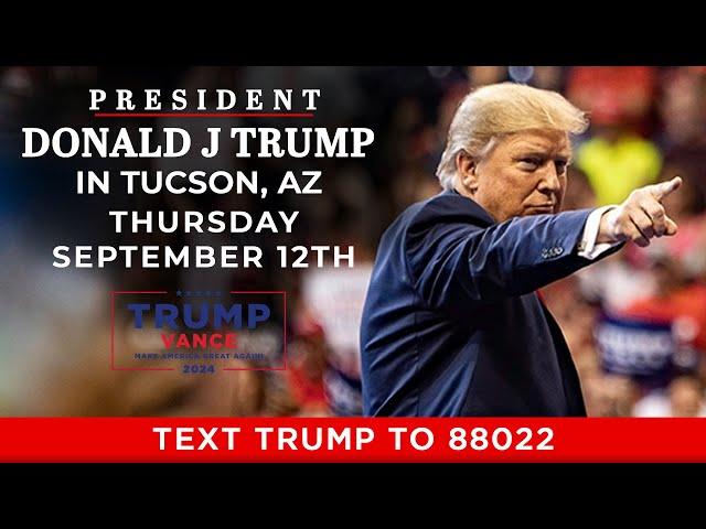 LIVE: President Trump in Tucson, AZ