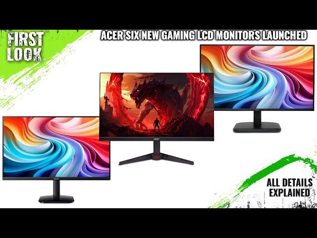 Acer Nitro VG0, KA2 And EK1 Series LCD Monitors Launched - Explained All Spec, Features And More