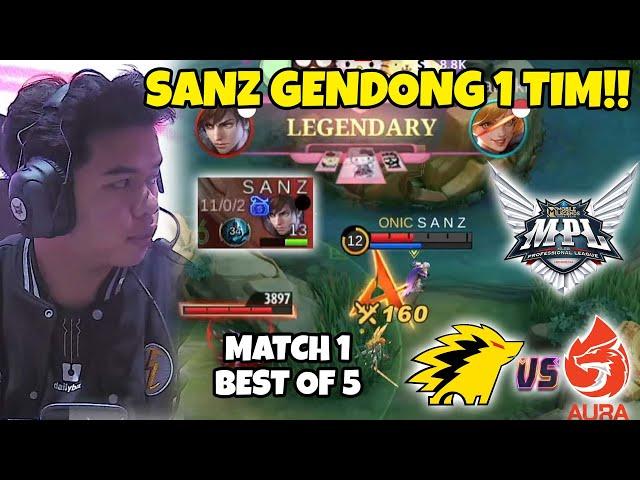 GUSION + PETRI = 11 KILL LU MAEN SNDRI AJA SANZ!! Sumpah NGERI GUSION INI ORANG!!! MATCH 1