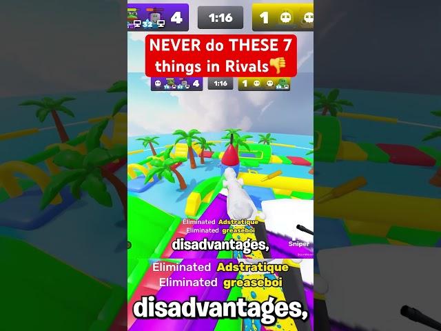 7 Tips for Roblox Rivals Players