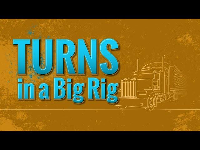  TRUCK DRIVER STUDENTS! Turns in a Big Rig