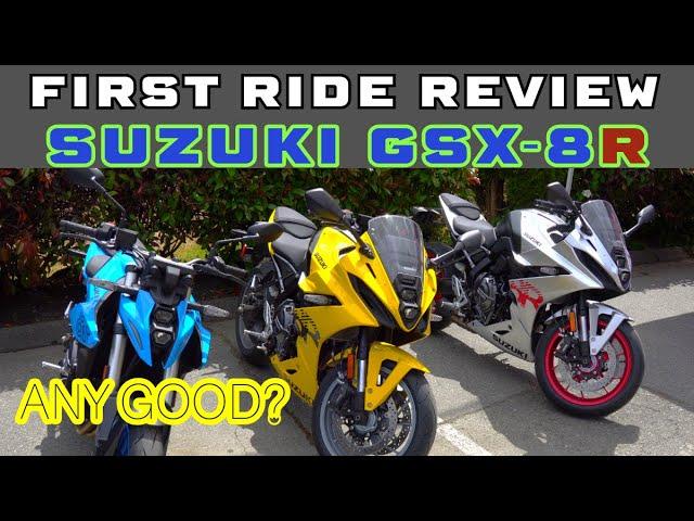 Suzuki GSX-8R First Ride Review | Sportsbike Or A Vanilla Motorcycle Wrapped in Wolf's Clothing?