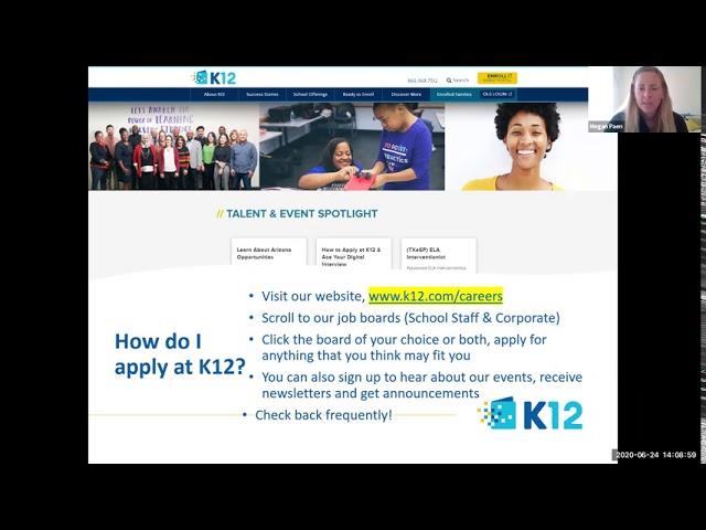 Applying to K12 - 101