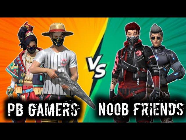 PB GAMER VS NOOB FRIENDS |Friendly Custom 2v2 |PB VIKAS GAMING