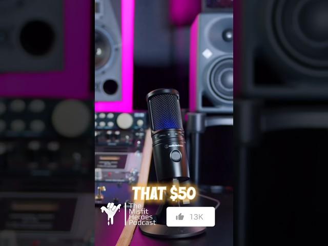 This $50 microphone will up your podcast audio 10x! #at2020 #audiotechnicaat2020 #audiotechnica