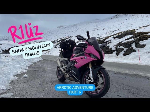 R1Liz - Snowy Mountain Roads in Norway (Arctic to Alpine S1000RR Adventure - Part 6)