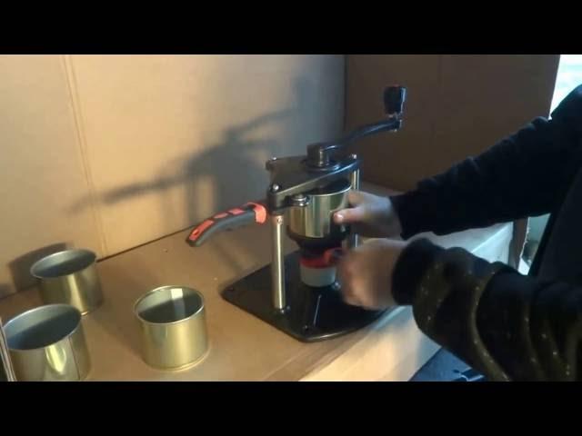 Home caning manual can sealer