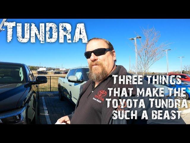 Three things that make the Toyota Tundra a  beast