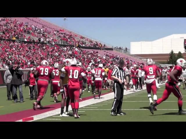 Cards spring game action 2013