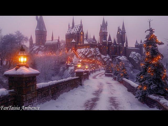 Relaxing Celtic Music – Winter Village, Falling Snow, Beautiful, Enchanting, Magical