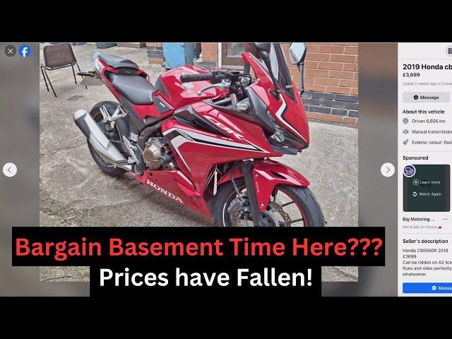 BARGAIN TIME Motorcycles Plummit in Value Time to Get your Next bike