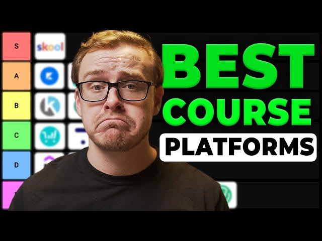 Online Course Platform Tier List (Teachable vs Kajabi vs Thinkific vs Udemy vs Skool)