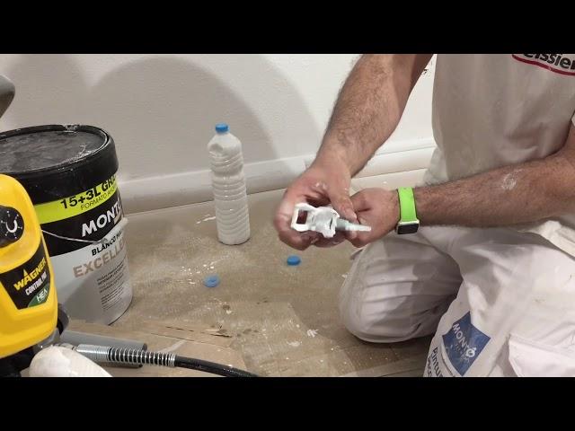 Como limpiar la máquina de pintura wagner control pro 250 M airless.