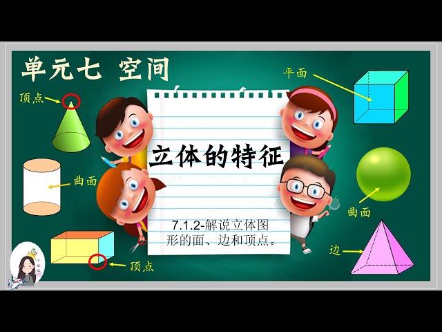 一年级 KSSR Semakan 数学 单元七 空间 【立体的特征】