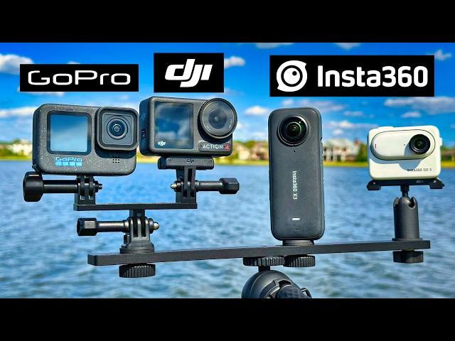 GoPro 12 vs DJI Action 4 vs Insta360 X3 vs GO 3!