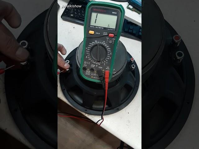 как измерить сопротивление сабвуфера