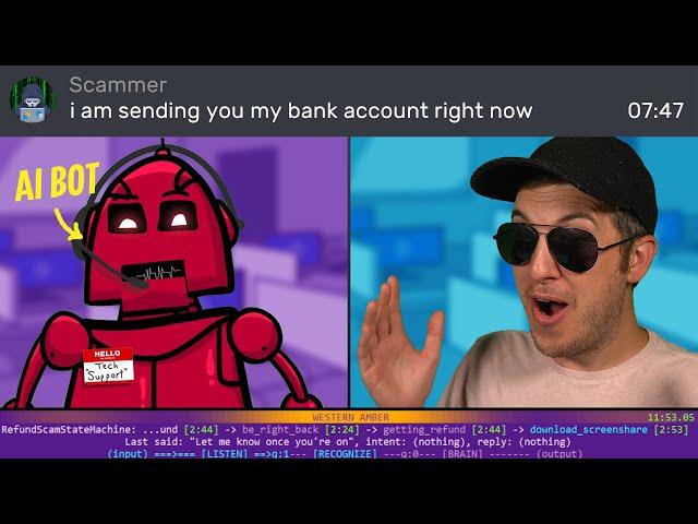 I Made an AI Bot to STEAL from SCAMMERS (and it's working)