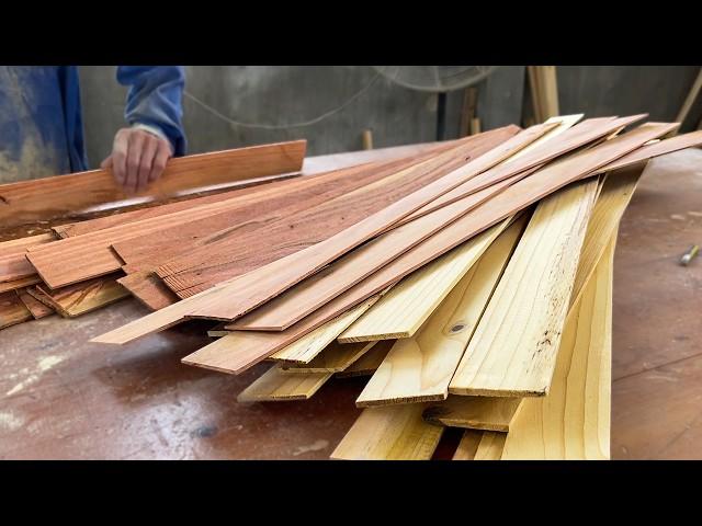 Thin Wood, Big Impact: A Surprisingly Graceful Curve Table// A Slender Wood Wonder Coffee Table Set