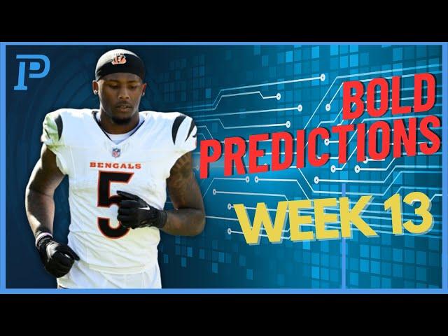 BOLDEST PROJECTIONS For Week 13 | INSANE Fantasy Football Rankings