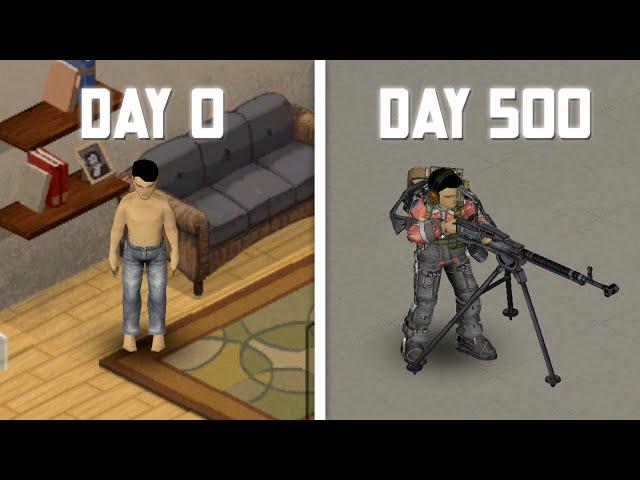 I Survived 500 Days in Project Zomboid - Supercut