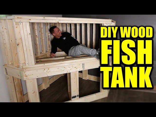 I built an AQUARIUM out of WOOD! The king of DIY - Part 1