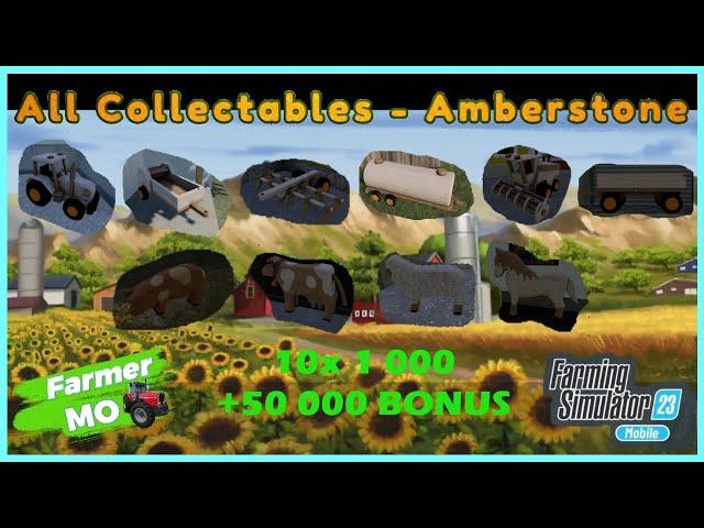 FS23 - How to find all 10 Collectibles - Amberstone