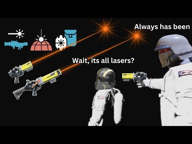 Helldivers 2 but its all lasers