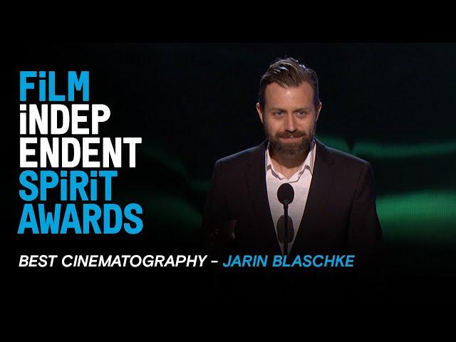 JARIN BLASCHKE wins Best Cinematography for THE LIGHTHOUSE at the 2020 Spirit Awards