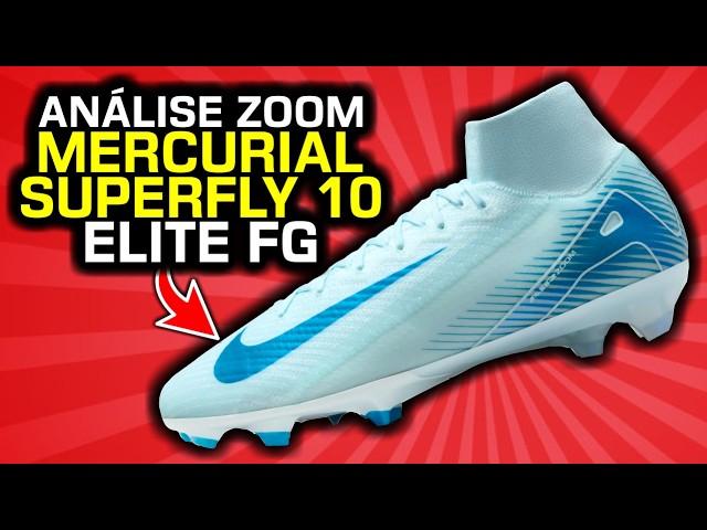 MELHOR que a SUPERFLY 9 ELITE? - Análise chuteira campo Nike Zoom Mercurial Superfly 10 Elite FG