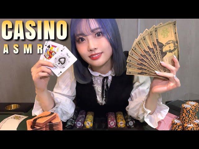 [SUB]ASMR｜Relaxing Blackjack RP by Former Casino Dealer