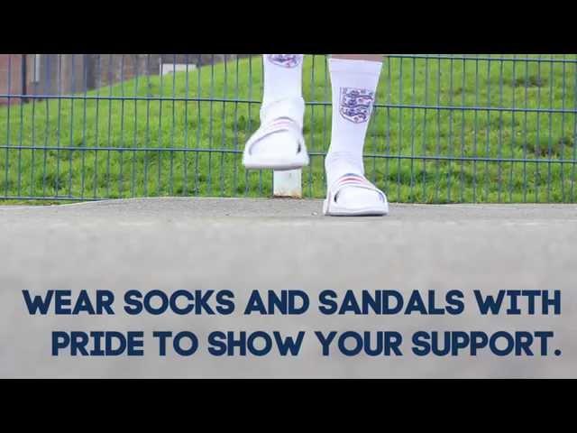 [OFFICIAL] England 2014 World Cup Supporters Footwear Socks and Sandals