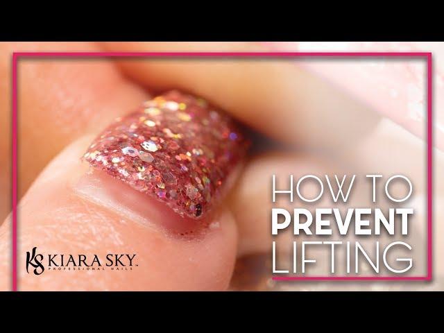 How to Prevent Nails from lifting!-Acrylic and Dip Powder-Quick Nail HackMake nails last!