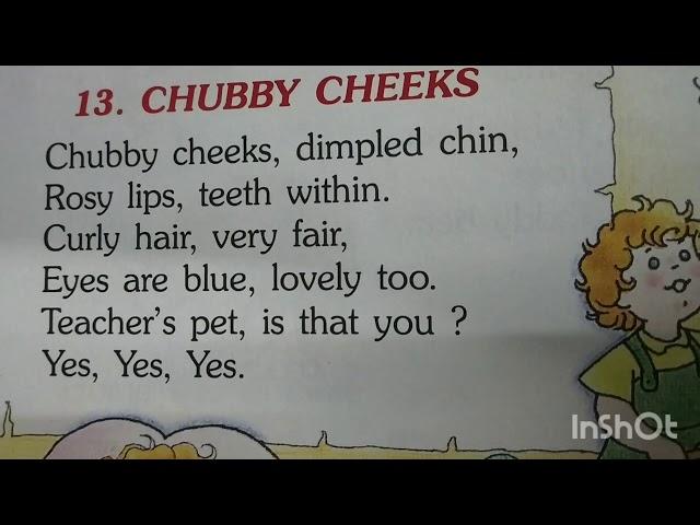 English Medium Pre - Primary  Sr.K.G.Rhymes-chubby cheeks