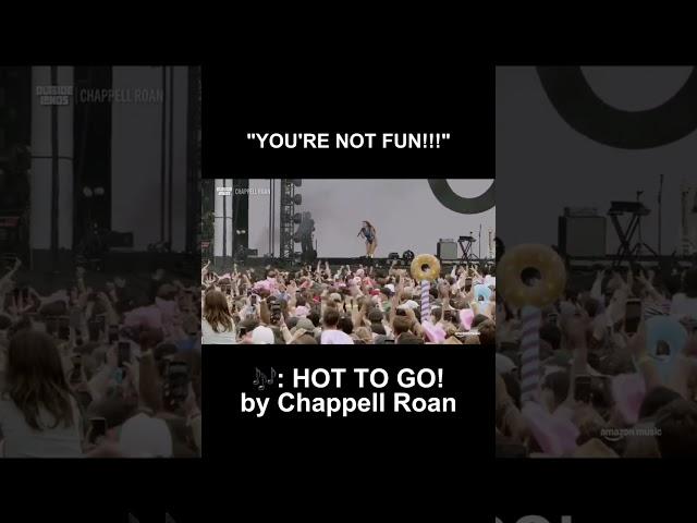 CHAPPELL ROAN CALLING OUT VIP !!!  #chappellroan #hottogo #shorts