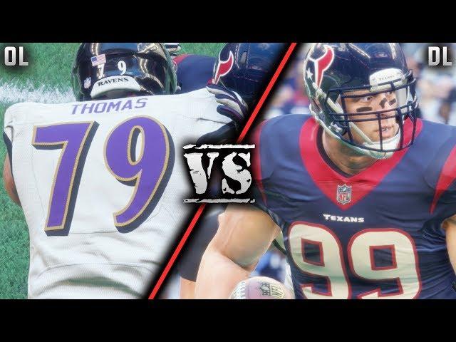 Team of OL vs Team of DL | Madden 18 Best Position Tournament Game 6